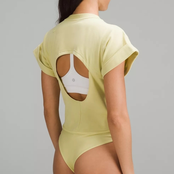 Lululemon▪️Heavyweight Cotton T-Shirt Bodysuit - Picture 2 of 9